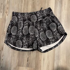 love fitness athletic shorts with spandex liner